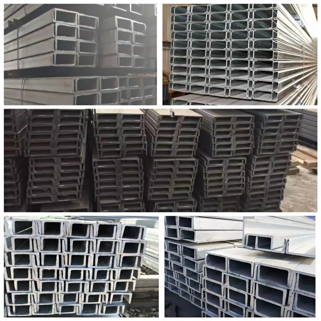 Steel Processing Parts Galvanized U Beam Steel U Channel Structural Steel C Channel / C Profile Price Purlin Steel Frame