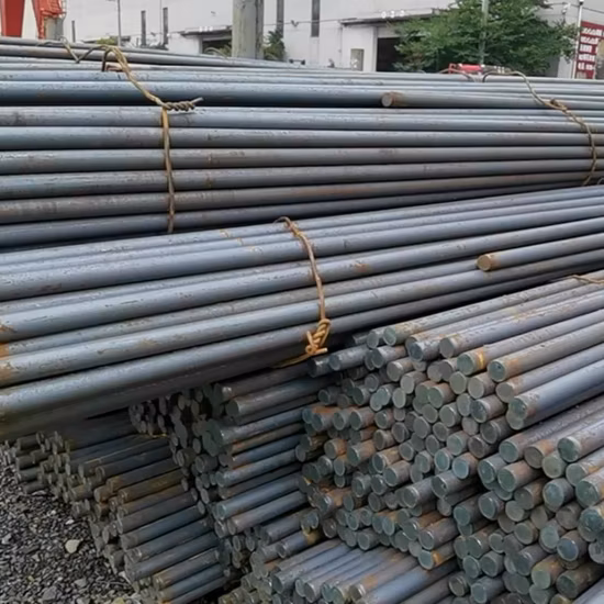 Hastes de metal ASTM 1035 1045 1050 S45c Q195 Q215 Q235 Q275 Q345 H13, diâmetro redondo 10mm 12mm, aço de corte, barra de haste de aço carbono